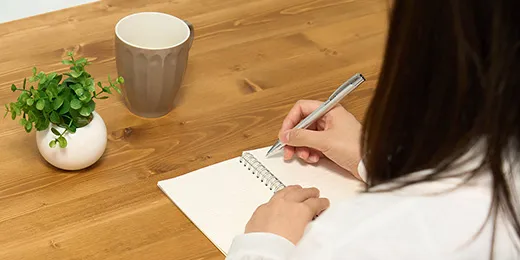 回収してほしい品物のリストアップする様子