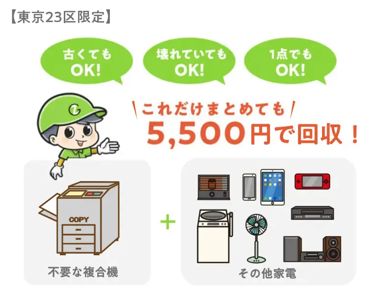 おまかせ家電セット】23区内ならどこへでも！☝リサイクル家電を送料 